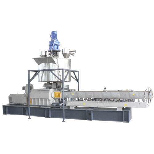 Extrudeuse de recyclage - TSE-95 - Nanjing Haisi Extrusion Equipment Co., Ltd. - pour PET / pour TPU / bivis