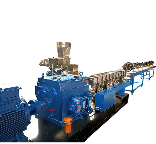 Extrudeuse alimentaire de nourriture pour animaux de companie - TSE-75 - Nanjing Haisi Extrusion Equipment Co., Ltd. - bivis parallèle / compacte