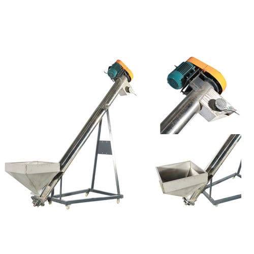 Convoyeur à vis - ZD series - Nanjing Haisi Extrusion Equipment Co., Ltd. - en spirale / de transport / à moteur électrique