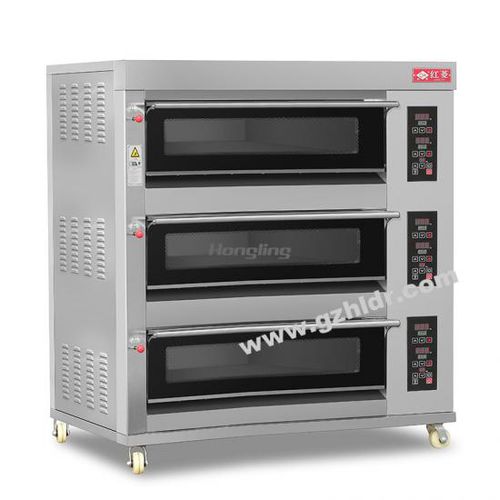Four de boulangerie à sole - XYF-3KAL-NM - Guangzhou Hongling Electric Heating Equipment - à étages / à pain / de chauffage