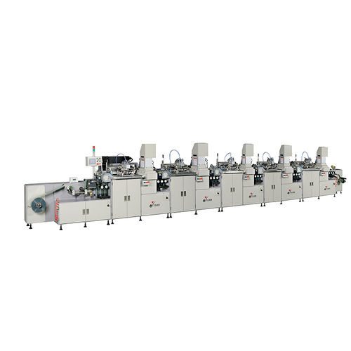 Machine de sérigraphie automatique - YD-SPA/F300R-5C - Dongguan Yaodong Machinery Manufacturing Co., Ltd. - à 5 couleurs / pour étiquettes / modulaire