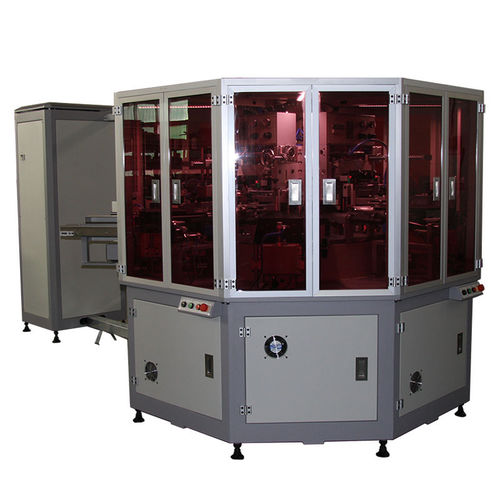 Machine de sérigraphie servocommandée - YD-SPR36/4C - Dongguan Yaodong Machinery Manufacturing Co., Ltd. - à 4 couleurs / à 6 couleurs / pour l'industrie du verre
