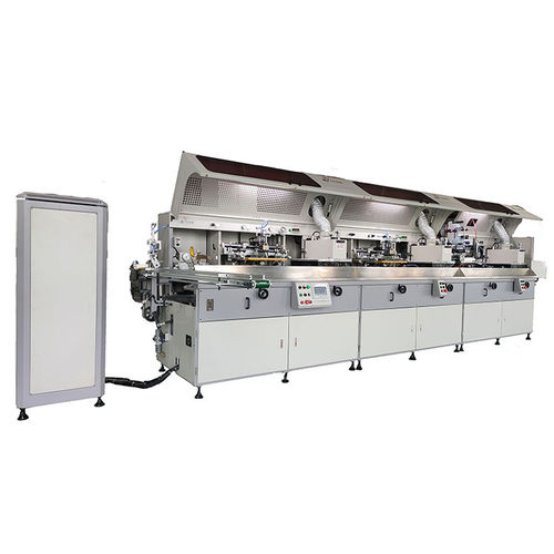 Machine de sérigraphie automatique - Dongguan Yaodong Machinery Manufacturing Co., Ltd. - entièrement automatique / à 3 couleurs / pour bouteilles en plastique