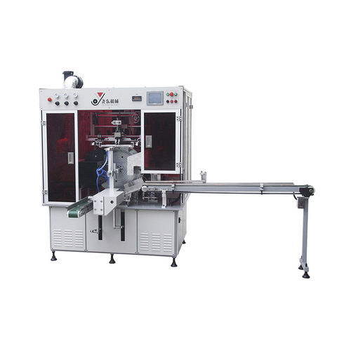 Machine de sérigraphie automatique - YD-SPR12/1C - Dongguan Yaodong Machinery Manufacturing Co., Ltd. - monochrome / pour bouchons en plastique / pour tubes en plastique