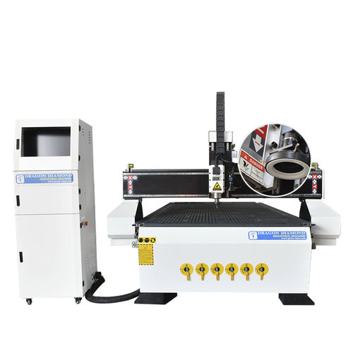 Détoureuse CNC - Lz-1325-CCD - Guangzhou Dragon Diamond Technology Co., Ltd. - 3 axes / à bois / pour aluminium