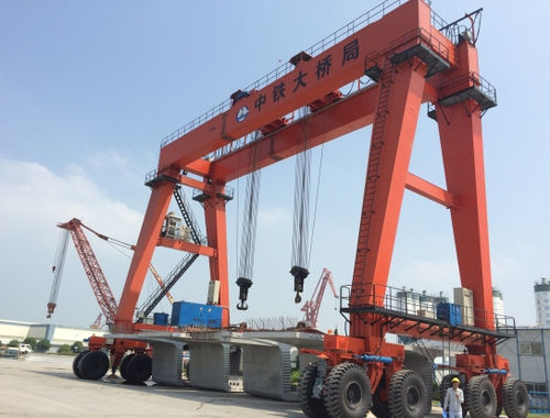 Portique sur pneus - MTE200t - HL-KATTOR Industry Co., Ltd. - pour les travaux de génie civil
