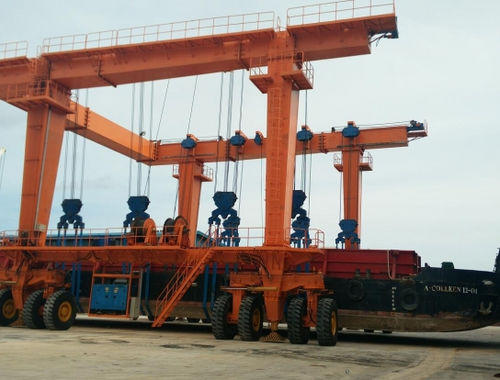 Travel lift pour charge lourde - HL-KATTOR Industry Co., Ltd. - 16 roues / en forme de U