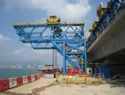 Semi-portique stationnaire - HL-KATTOR Industry Co., Ltd. - pour container