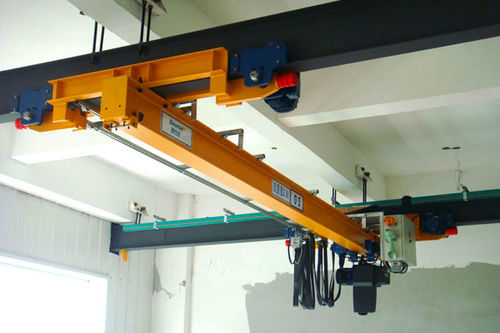 Pont roulant suspendu - Henan Kuangshan Crane Co., Ltd. - monopoutre / pour charge légère / à hauteur perdue
