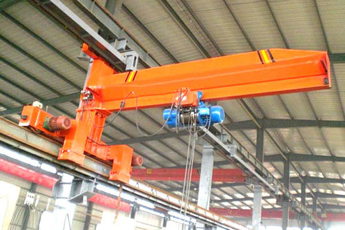 Grue velocipède monopoutre - Henan Kuangshan Crane Co., Ltd. - pour atelier / pour entrepôt