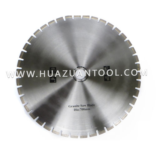 Lame de scie circulaire - Fujian Quanzhou Huazuan Diamond Tools Co., Ltd. - en acier / pour granit / pour le marbre