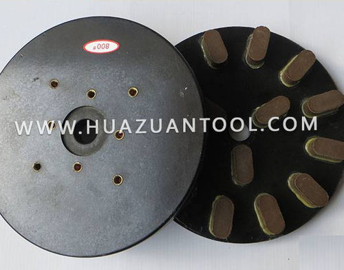 Meule de traitement de surface - Fujian Quanzhou Huazuan Diamond Tools Co., Ltd. - cylindrique / diamant à liant résine / pour béton