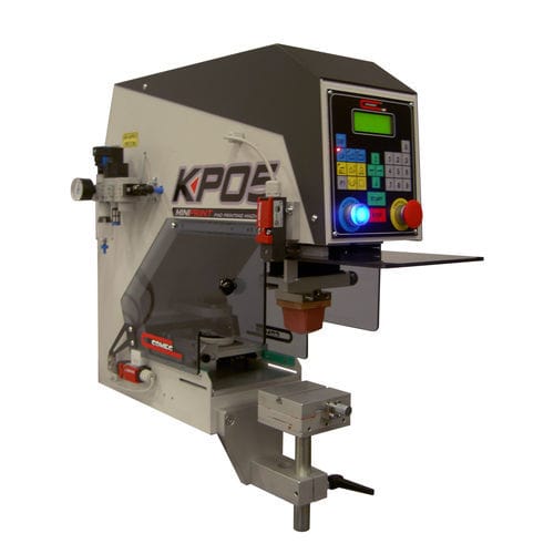Machine de tampographie à encrier hermétique - MINIPRINT KP05 1C - COMEC ITALIA - monochrome / pour l'industrie textile / électropneumatique
