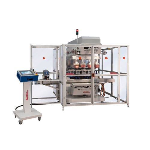 Machine de tampographie à encrier hermétique - INKPRINT XE20 4C - COMEC ITALIA - à 4 couleurs / avec écran tactile / à commande électronique