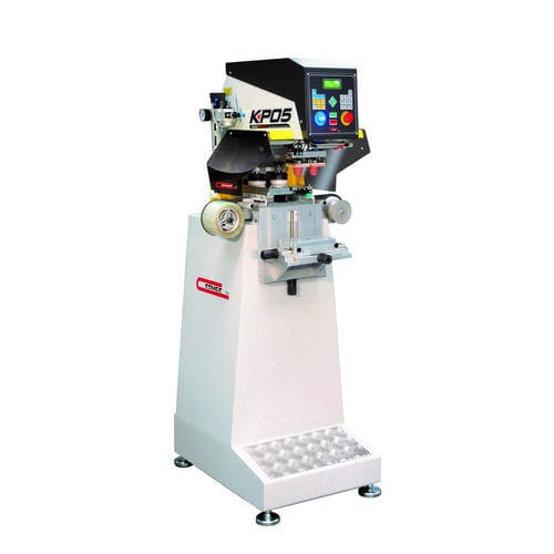 Machine de tampographie à encrier hermétique - MINIPRINT KP05 2C RR - COMEC ITALIA - à 2 couleurs / pour l'industrie textile / électropneumatique