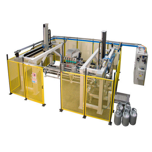 Machine de tampographie à encrier hermétique - KP13 6C - COMEC ITALIA - automatique / à 6 couleurs / pour bouteilles de gaz