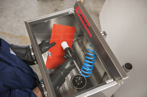 Machine de lavage à solvant - WM 500 P - COMEC ITALIA - à brosse / manuelle / pour l'imprimerie