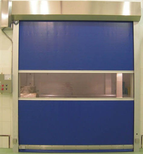 Porte à enroulement - G-Force Tech Development Co., Limited - en acier inoxydable / PVC / industrielle