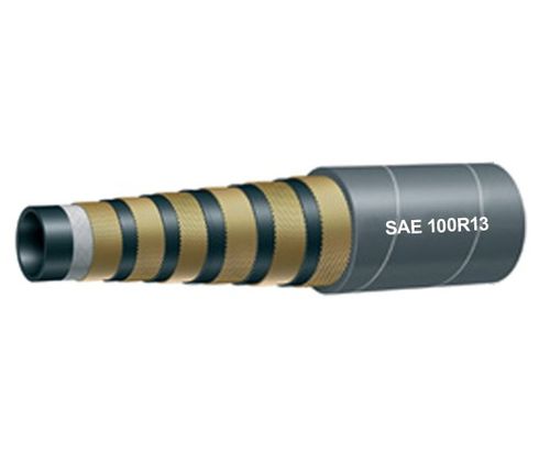 Tuyau flexible hydraulique - SAE 100 R13 - Qingdao Hyrubbers Co., Ltd. - synthétique / en acier / résistant à l'abrasion
