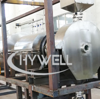 Sécheur à tambour rotatif - HZG series - Hywell Machinery Company - à air chaud / alimentateur