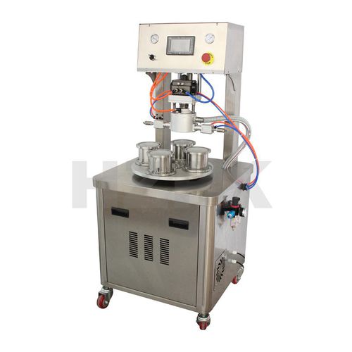 Capsuleuse à vide - GJV-40 - Zhejiang Haizhou Packing Machine Co., Ltd. - automatique / pour bouteilles en verre / pour l'industrie agroalimentaire