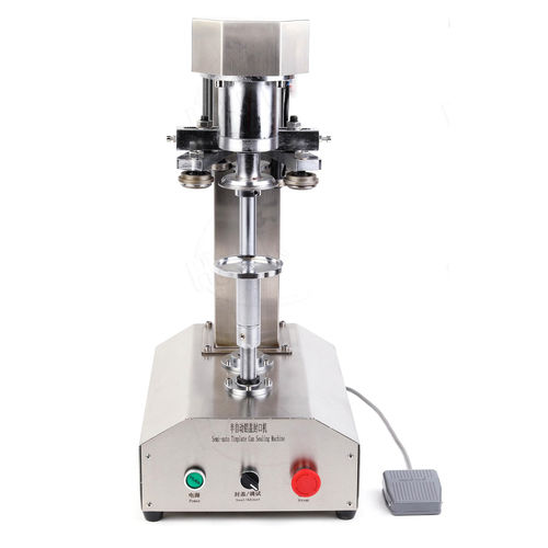 Capsuleuse semi-automatique - TCS-160 - Zhejiang Haizhou Packing Machine Co., Ltd. - pour bouteilles PET / pour l'industrie agroalimentaire / pour l'industrie de la boisson