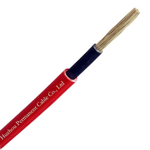 Câble électrique pour applications photovoltaïques - PV1-F - Huzhou Permanent Cable Co., Ltd. - d'alimentation / multibrin / rond