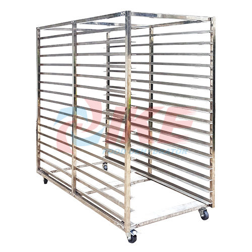 Chariot de transport - Guangdong IKE Industrial Co., Ltd. - en acier inoxydable / à étagères / à roulettes