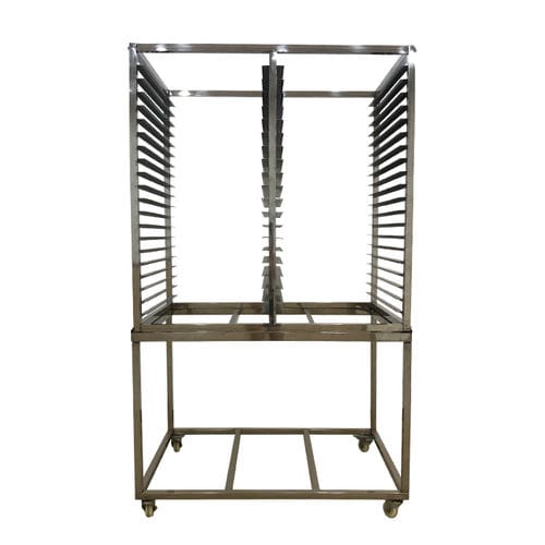 Chariot de chargement - FTHJ-300 - Guangdong IKE Industrial Co., Ltd. - en acier inoxydable / à étagères / à roulettes