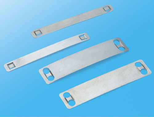 Collier de câblage en acier inoxydable - ID4000 - Yueqing Yingfa Cable Accessories Co., Ltd. - avec porte-étiquette