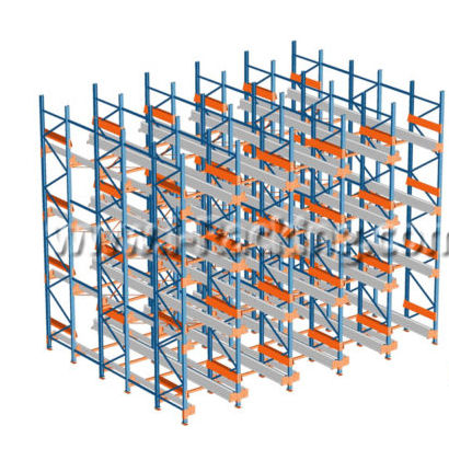 Système de rack par accumulation - iRacking Company - compact / à palettes / pour chambre froide