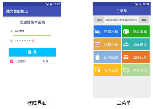 App de gestion - WMS - Guangdong Sunli Intelligent Logistics Equipment Co., Ltd. - d'ERP / Androïd