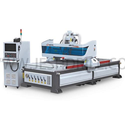 Machine de découpe pour bois - JS-T1 - Foshan Shunde Jiansheng Machine Manufacturing Co., Ltd. - CNC / à chargement/déchargement automatisé / verticale
