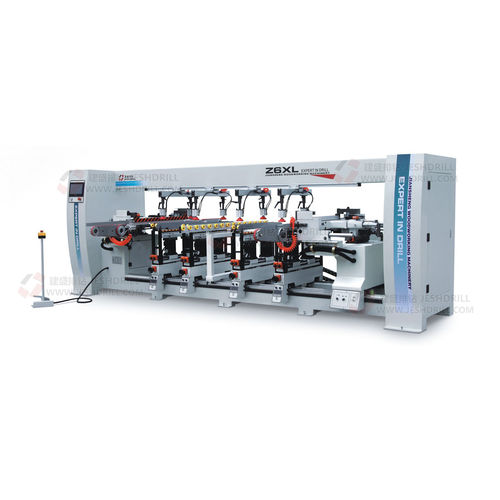 Aléseuse contrôlée par PLC - Z6XL - Foshan Shunde Jiansheng Machine Manufacturing Co., Ltd. - pour perçage / pour bois / avec alimentateur automatique