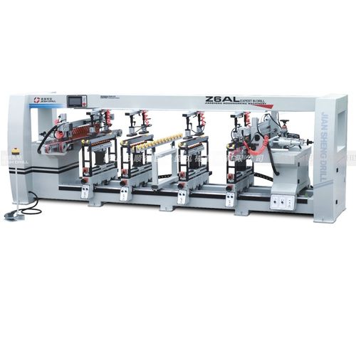 Aléseuse contrôlée par PLC - Z6AL - Foshan Shunde Jiansheng Machine Manufacturing Co., Ltd. - pour perçage / pour bois / avec alimentateur automatique