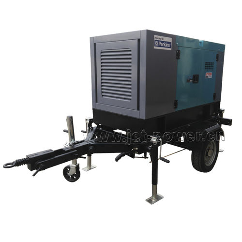 Groupe électrogène diesel - Fuzhou Jet Electric Machinery Co., Ltd. - triphasé / sur remorque / industriel