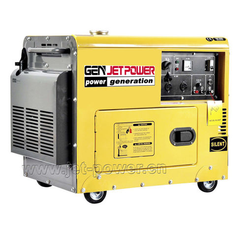 Groupe électrogène diesel - JDE series - Fuzhou Jet Electric Machinery Co., Ltd. - monophasé / sur roulettes / 50 Hz
