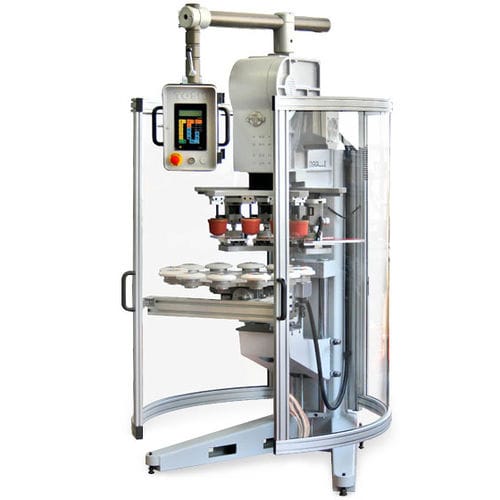 Machine de tampographie à encrier hermétique - Logica Micro II - TOSH srl - à 2 couleurs / à 4 couleurs / à 5 couleurs