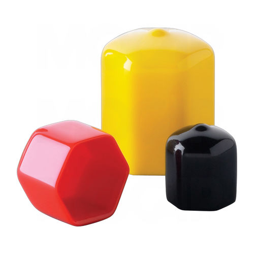 Capuchon press-fit - AHX series - MOCAP LTD - hexagonal / en vinyle / souple