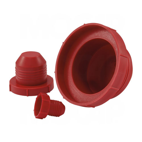 Bouchon rond - FJP series - MOCAP LTD - fileté / en polyéthylène basse densité (PEBD)