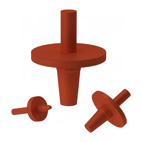 Bouchon cylindrique - MSWP series - MOCAP LTD - conique / non fileté / en silicone