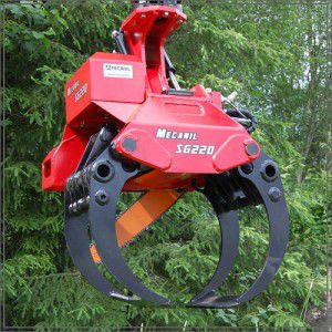 Scie à grappin - SG220 series - Mecanil Oy Ab - à bois / hydraulique
