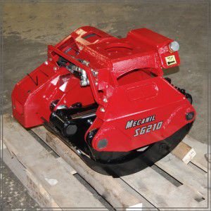 Scie à grappin - SG210 - Mecanil Oy Ab - à bois / compacte / hydraulique