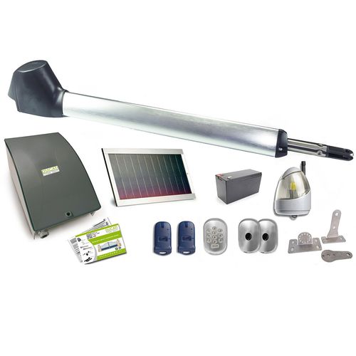 Automatisme pour portail à battant - EVO 748 T SOLAR MONO - dda srls - électrique