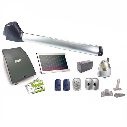 Automatisme pour portail à battant - EVO 748 SOLAR MONO - dda srls - électrique