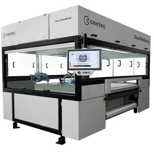Cabine de peinture à circuit fermé - DuoFlexSpray - Ceetec A/S - pour l'industrie du bois / à filtre / automatique