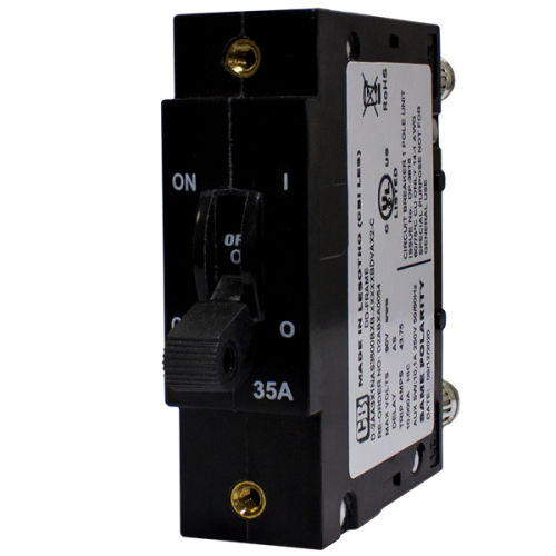 Disjoncteur hydraulique-magnétique - D2P series - CBI-electric: low voltage - DC / modulaire / à réarmement manuel