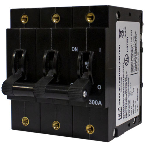 Disjoncteur hydraulique-magnétique - D2R series - CBI-electric: low voltage - DC / 3 pôles / de courant fort