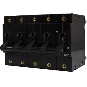 Disjoncteur thermique - D2P series - CBI-electric: low voltage - DC / pour courant fort / 5 pôles