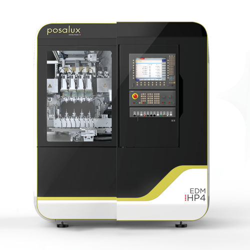 Machine de micro-perçage par électroérosion - EDM HP4 - Posalux SA - CNC / à grande vitesse / compacte